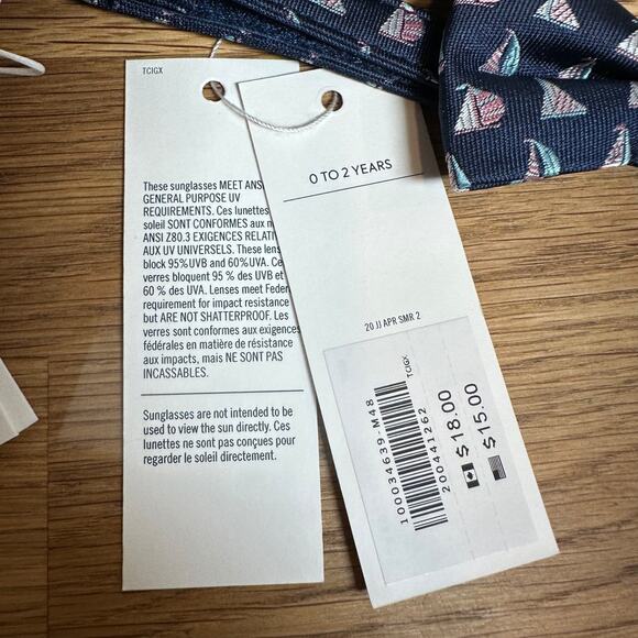 Janie and Jack Boy Mixed Lot Bucket Hat Sunglasses Bowtie Sailboat Preppy Summer - Picture 10 of 10